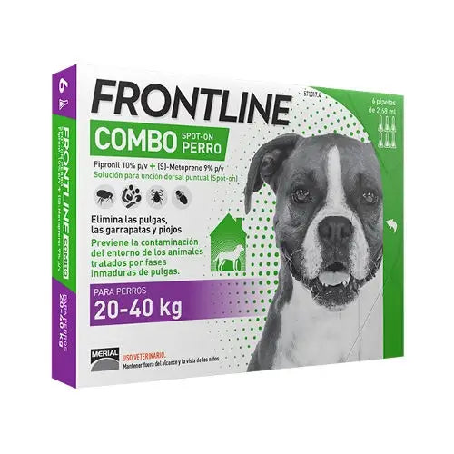 Frontline Spot Combo 20-40 Kg, 6 Pipettes