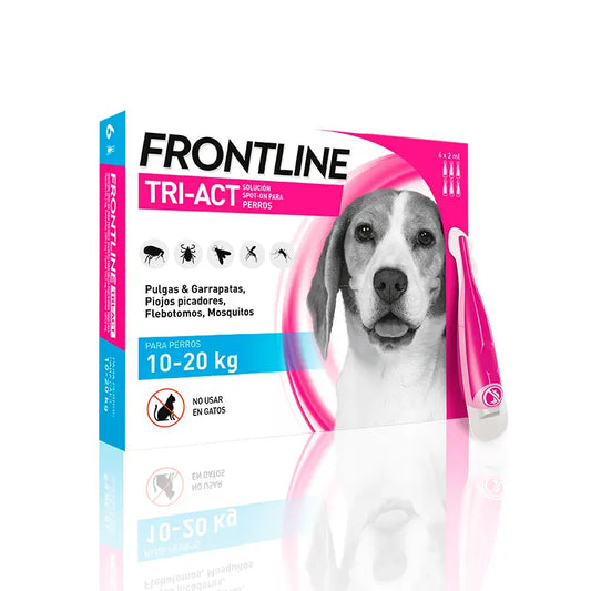 Frontline Tri-Act 10-20Kg, 6 Pipettes