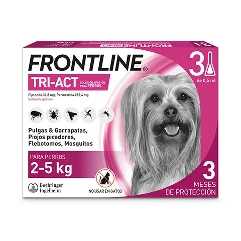 Frontline Tri-Act 2-5Kg Xs, 3 Pipettes