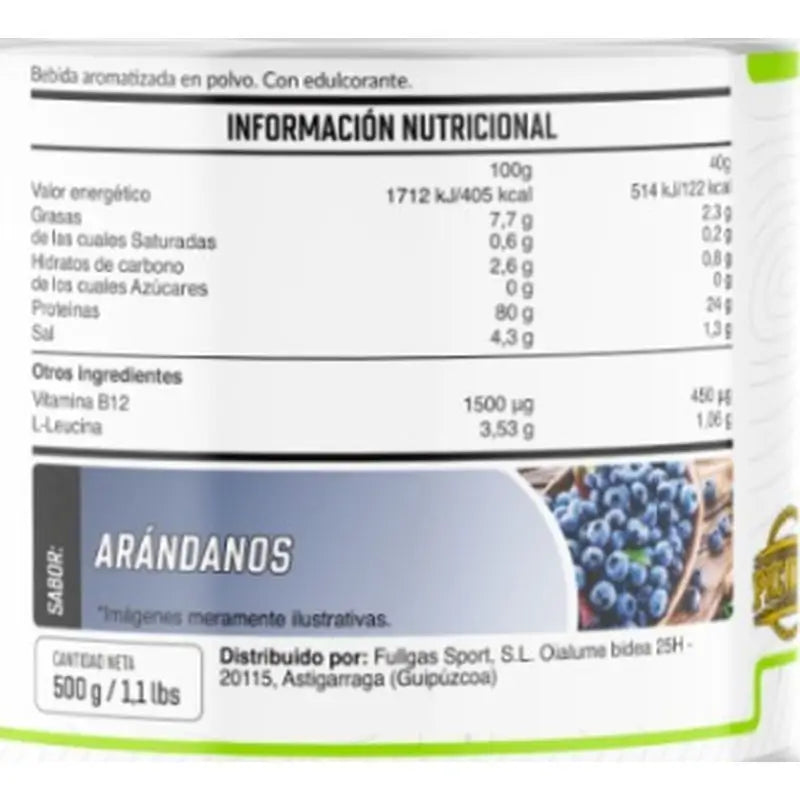 Fullgas Vegan Protein Blueberry 500Gr.