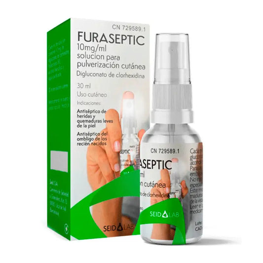 Furaseptic 10 mg/ ml Solucion Cutanea 1 Frasco con Pulverizador, 30 ml