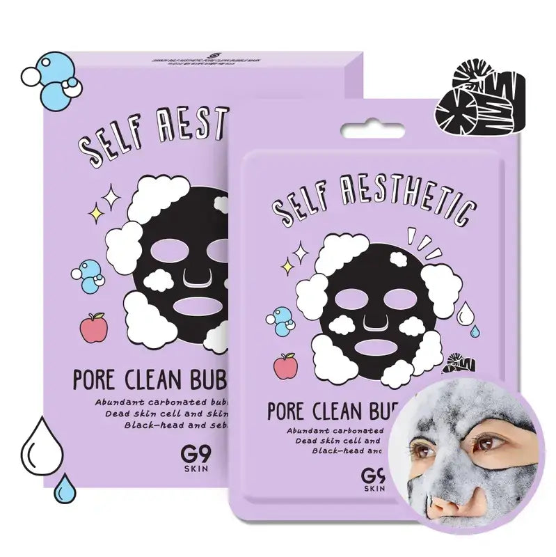 G9 Skin Self Aesthetic Pore Clean Bubble Mask, 23 ml