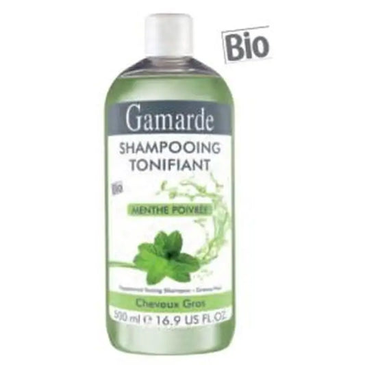 Gamarde Champu Tonificante Menta (Grasa) 500Ml. Bio