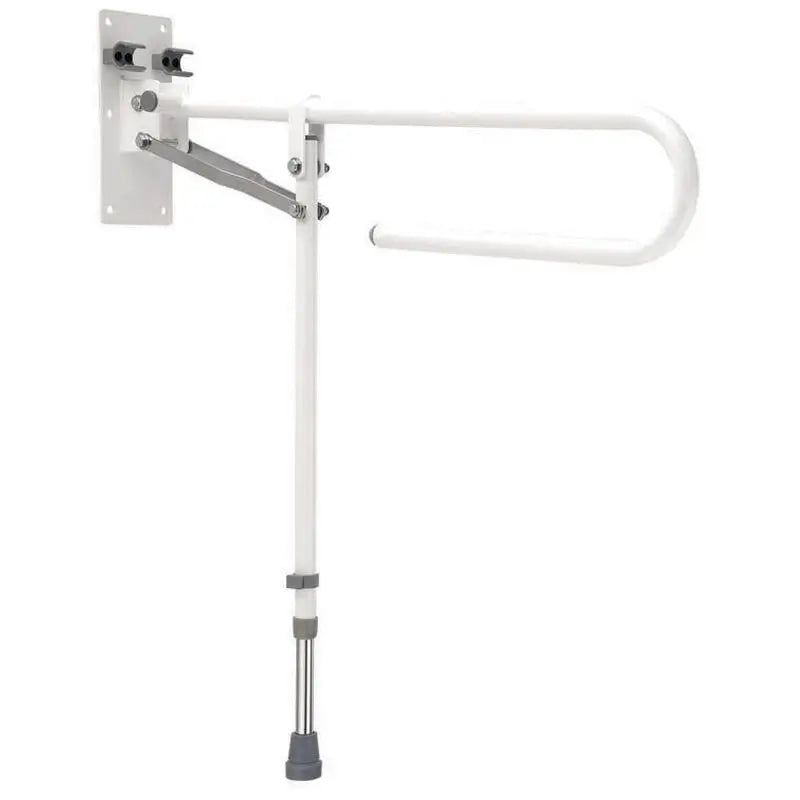 Garcia 1880 White Epoxy Steel Hinged Bar With Leg