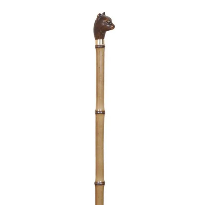 García 1880 Walking Stick Bambu Collection Cat Fist