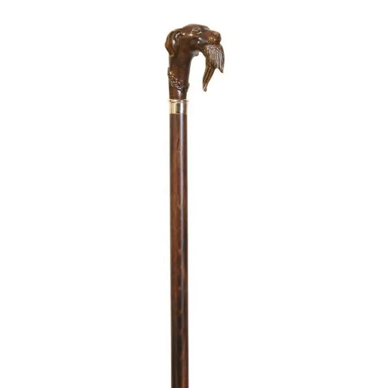 García 1880 Walking Stick Fist Collection Dog And Prey