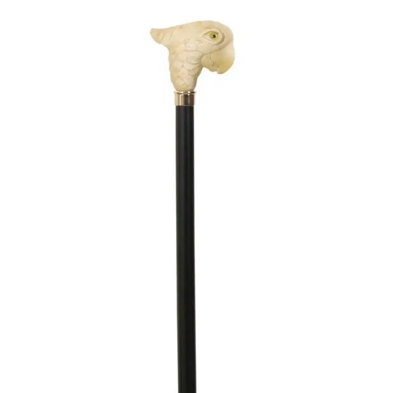 García 1880 Walking Stick Collection Carved Parrot Fist Imit.ivory