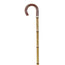 García 1880 Bamboo Walking Stick, Nacarina Grip, With Rubber