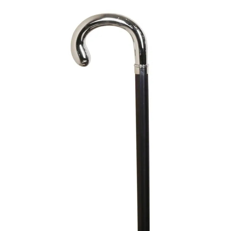 García 1880 Walking Stick Beech Black Nickel Plated 22 Mm With Rubber