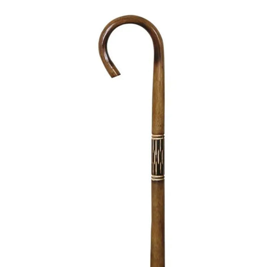 Garcia 1880 Cane Carved Brown