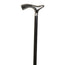 Garcia 1880 Black Beech Muletilla Flat Nickel Plated Handle