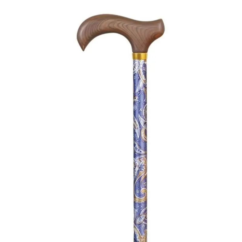 Garcia 1880 Extendable Crutch, Blue Cashmere, Wooden P