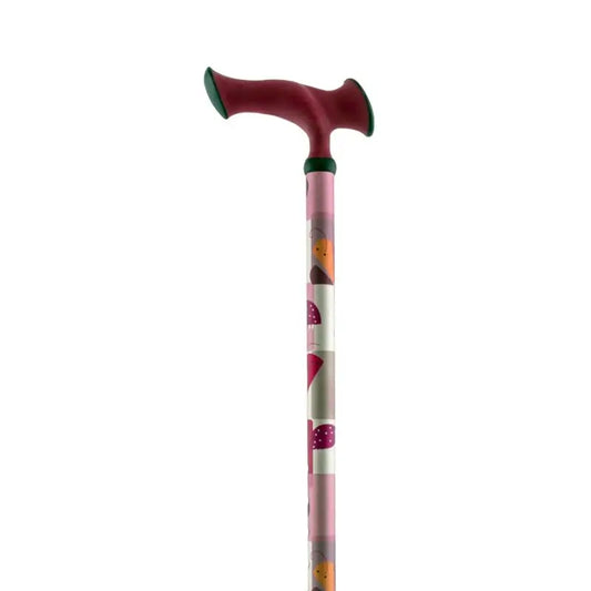 Garcia 1880 Extendable Crutch, Maroon Soft Ergonomic Handle