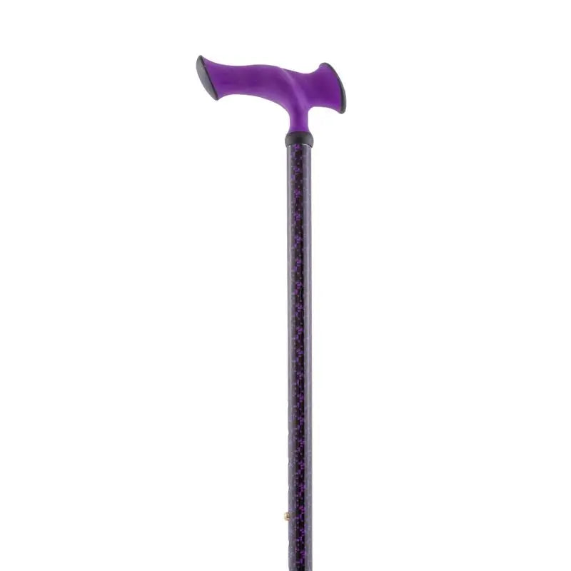 Garcia 1880 Extendable Crutch, Purple Soft Ergonomic Handle