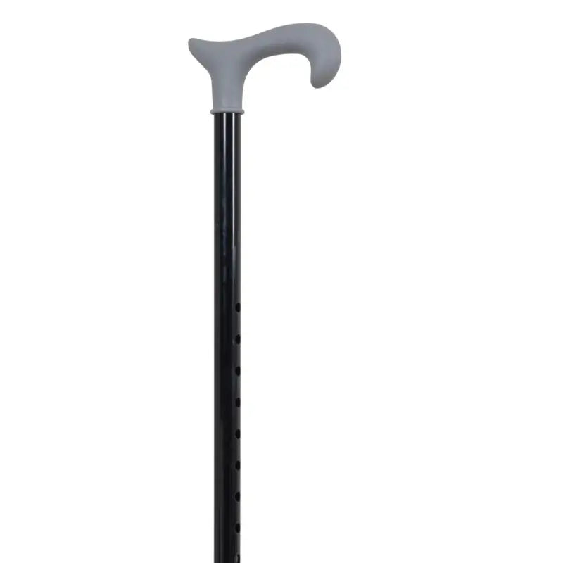 Garcia 1880 Black Extendable Crutch Black Grey Plastic Grip