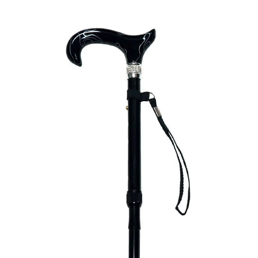 Garcia 1880 Folding Crutch, Black Fist Crystals