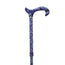 García 1880 Foldable Crutch Blue Print Blue Methacrylate Fist Blue