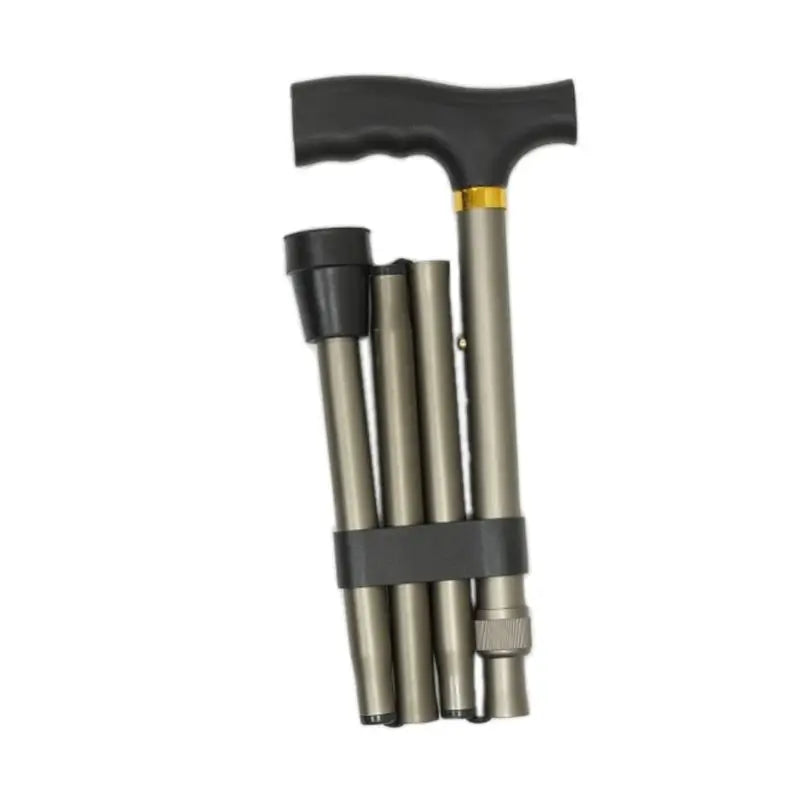 Garcia 1880 Foldable Crutch Grey Plastic Fist