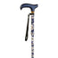 Garcia 1880 Mini Folding Crutch, Blue Flowers