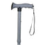 Garcia 1880 Folding Ergonomic Soft Touch Ergonomic Fist Crutch, Grey