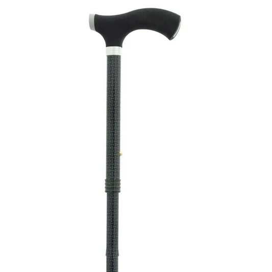 Garcia 1880 Foldable Soft Touch Fist Crutch Black, Blue