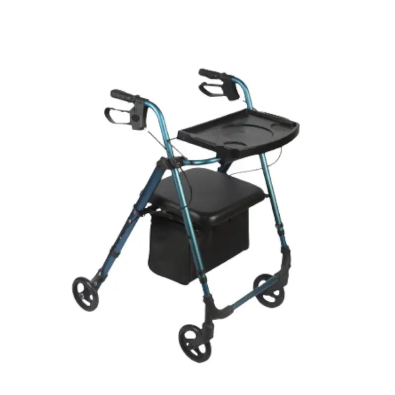 Garcia 1880 Aluminium Rollator With Tray Accessory (Blue)