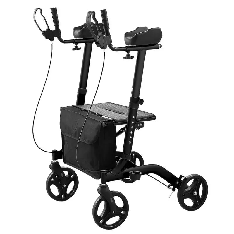 Garcia 1880 Rollator With Forearm Support And Brakes On Handles