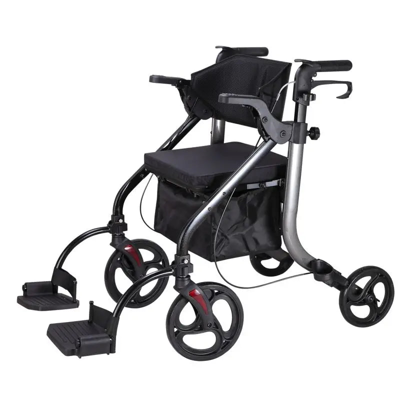 Garcia 1880 Rollator + Chair 2 In 1