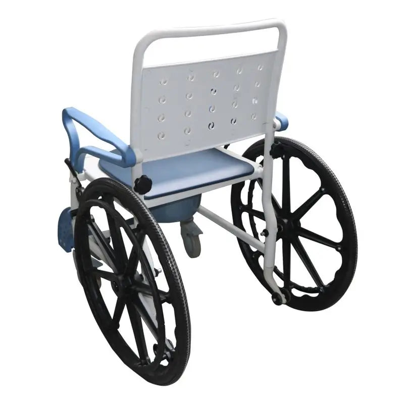 García 1880 Shower Chair With Self-Propelled Toilet