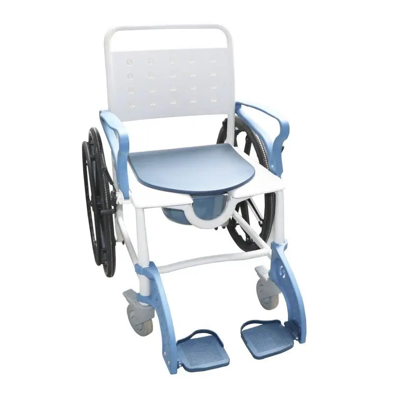 García 1880 Shower Chair With Self-Propelled Toilet