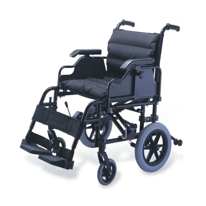 Garcia 1880 Aluminium Anti-Roll Aluminium Transport Chair, Size 41 Cm