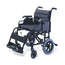 Garcia 1880 Aluminium Anti-Roll Aluminium Transport Chair, Size 41 Cm