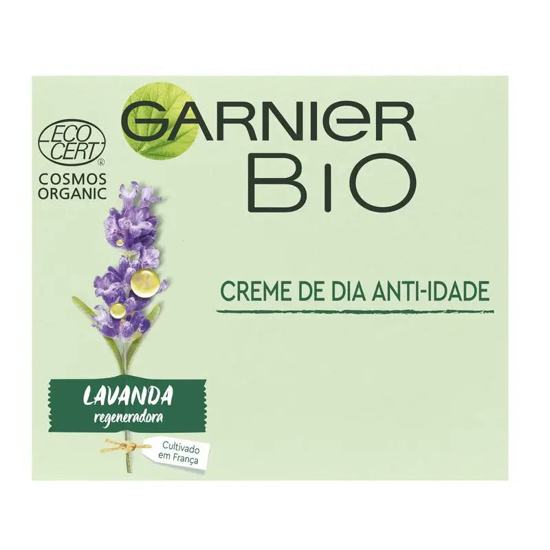 Garnier Bio Anti-Age Regenerating Cream Lavender & Argan Organic Essential Oil & Vitamin E - 50 Ml