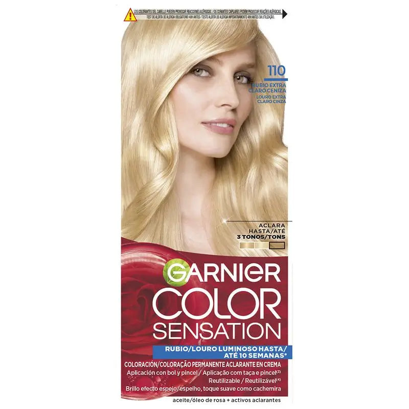 Garnier Color Sensation Cream Permanent Hair Color 110 Extra Light Blonde