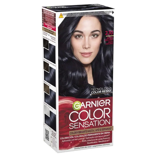 Garnier Color Sensation Cream Permanent Colour 2.1 Blue Black