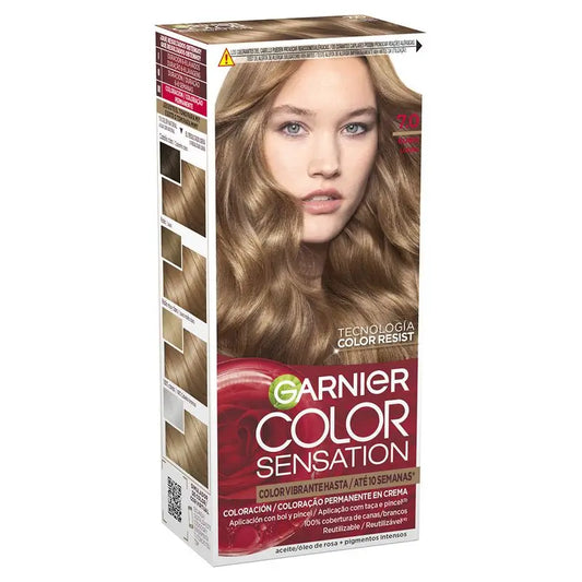 Garnier Color Sensation Cream Permanent Hair Color 7.0 Blonde