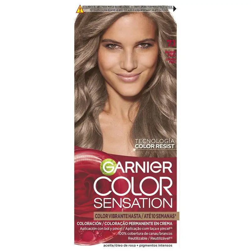 Garnier Color Sensation Cream Permanent Colour 7.1 Cool Blonde