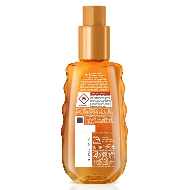 Garnier Delial Ideal Bronze Invisible Bronze Spray Fps30 Protective 150Ml