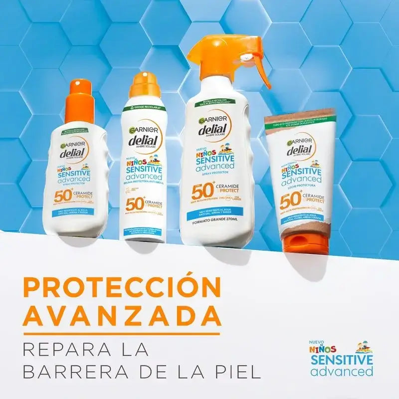 Garnier Delial Delial Children's Sunscreen Spf50 For Light & Sensitive Skin. Pediatric, 270Ml