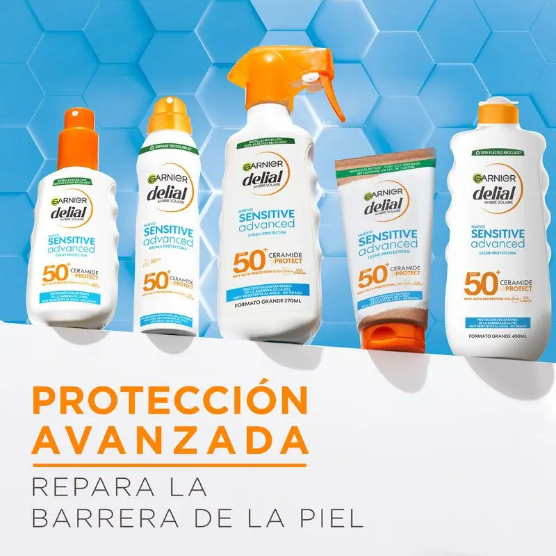 Garnier Delial Sensitive Advanced Ip50+ Mist For Sensitive, Fair and Sun Intolerant Skin. Pediatric, 150Ml