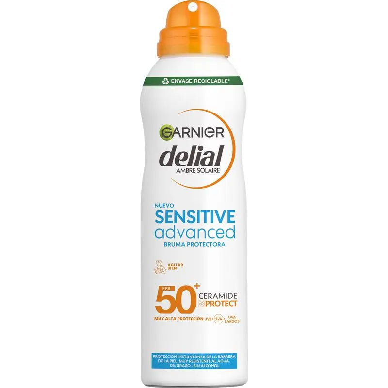 Garnier Delial Sensitive Advanced Ip50+ Mist For Sensitive, Fair and Sun Intolerant Skin. Pediatric, 150Ml