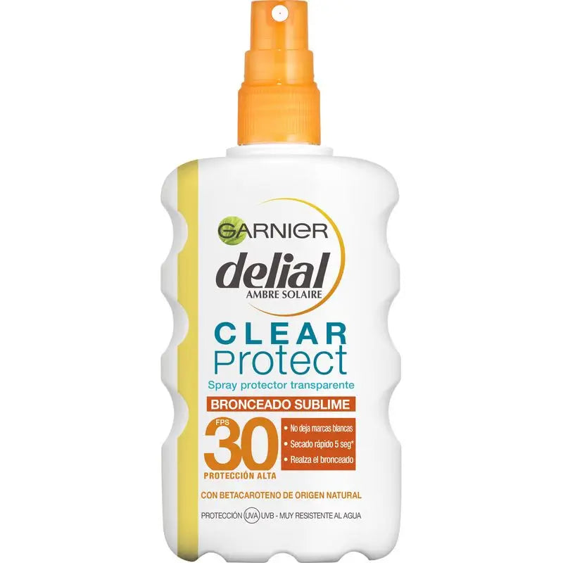 Garnier Delial Delial Invisible Protect Bronze Sun Spray Spf 30 With Vitamin E, 200Ml