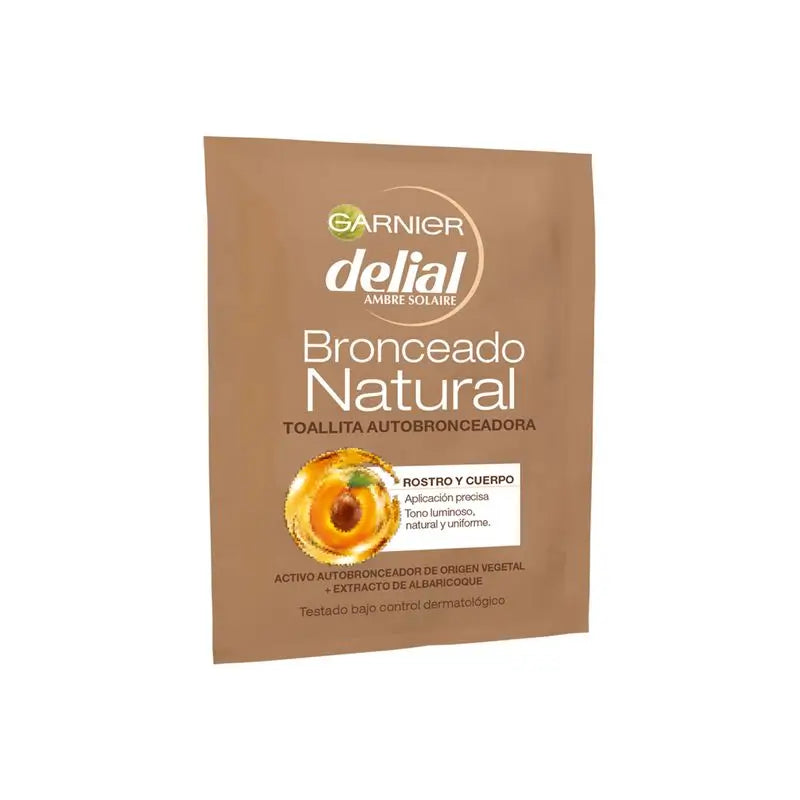 Garnier Delial Self Tanning Face & Body Wipes