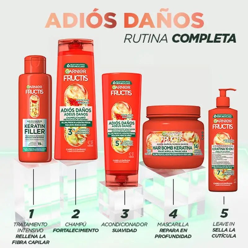 Garnier Fructis Goodbye Damage Conditioner With Marula Oil For Damaged Hair 250Ml