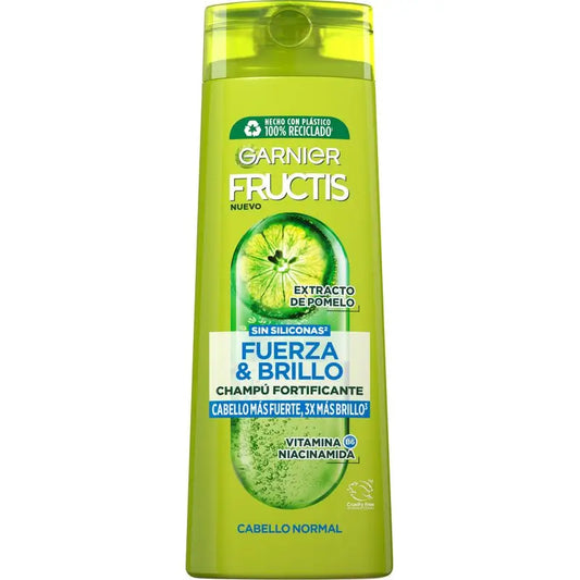 Garnier Fructis Strength & Shine Shampoo For Normal Hair - 380 Ml