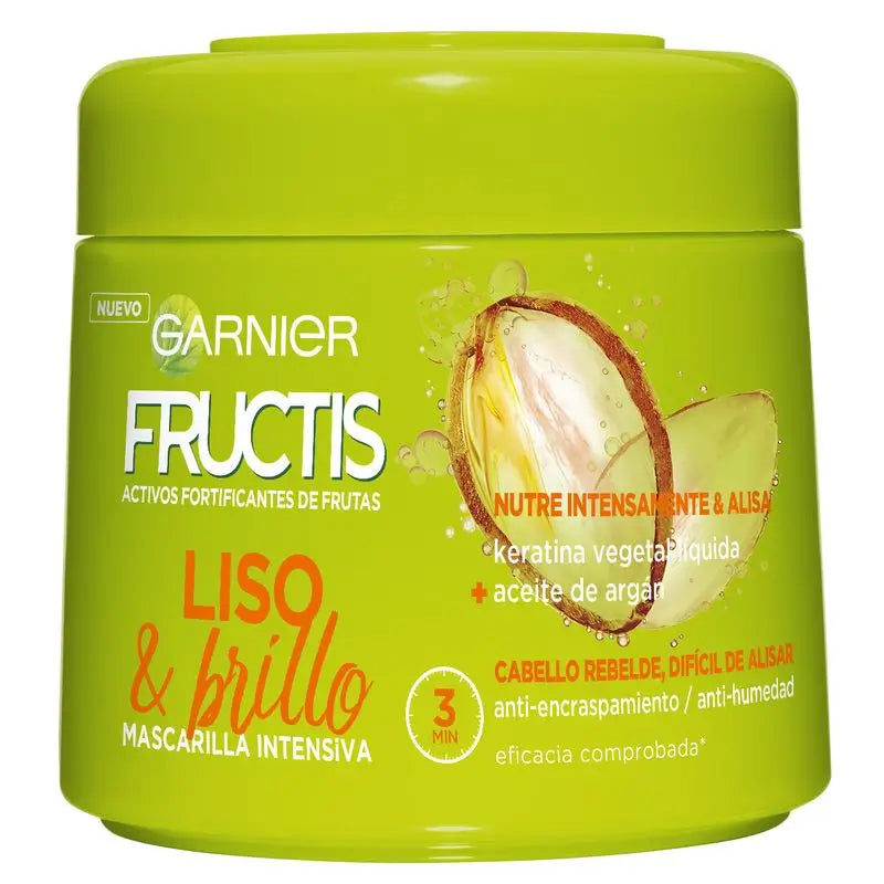 Garnier Fructis Hair Bomb Keratin Smooth & Shine Ultra Smoothing Hair Mask With Argan Oil 320 Ml.