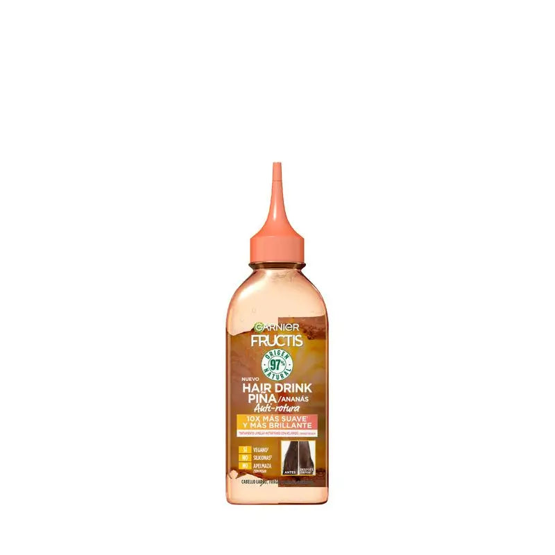 Garnier Fructis Hair Drink Pineapple Anti-Breakage. Hair 10X Softer, Shinier & Frizz Free, 200Ml