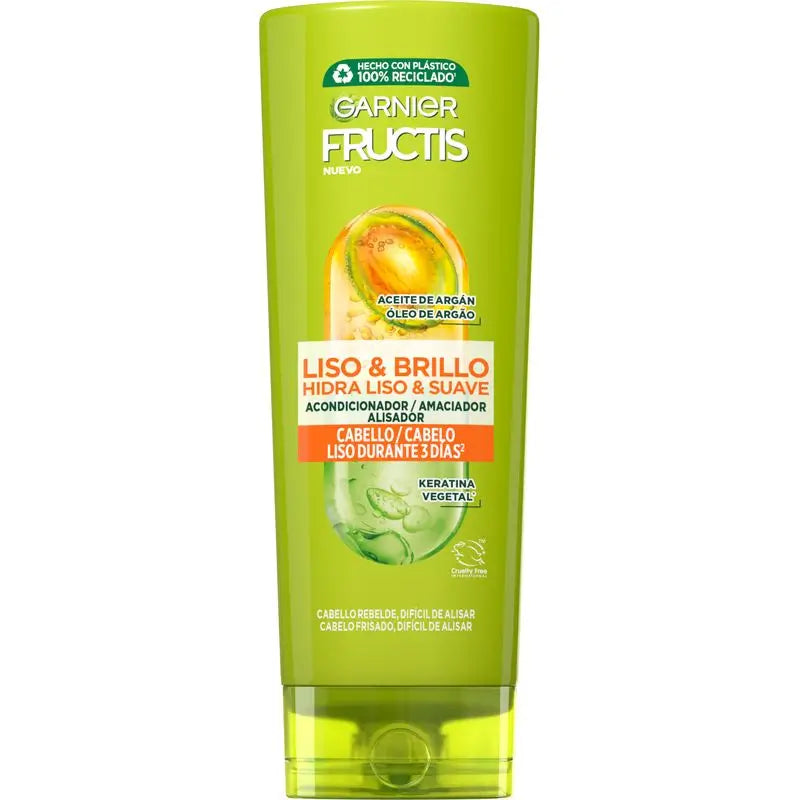 Garnier Fructis Smooth & Shine Conditioner Straight, Stubborn or Difficult to Straighten Hair 250 Ml