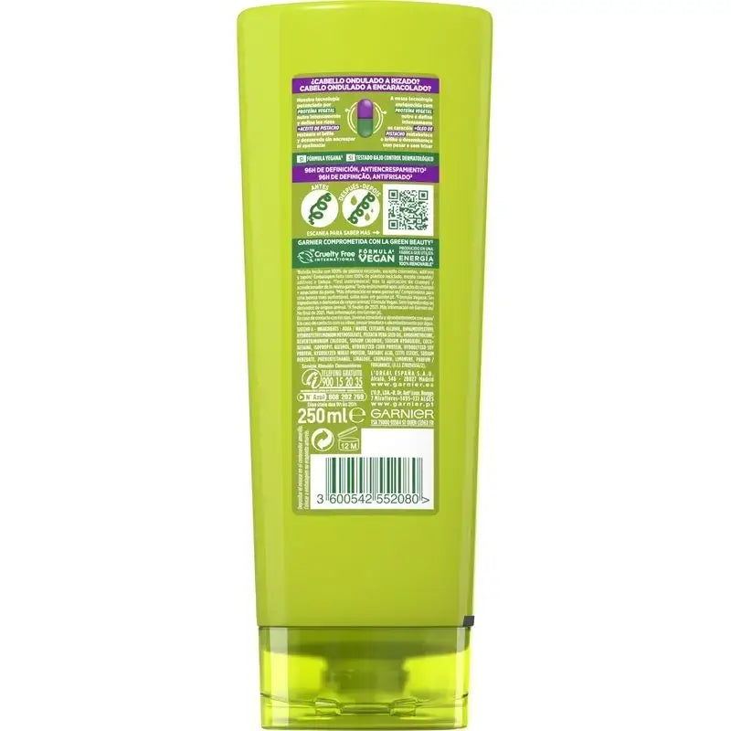 Garnier Fructis Nutri Curls Contouring Conditioner Curly or Wavy Hair 250 Ml