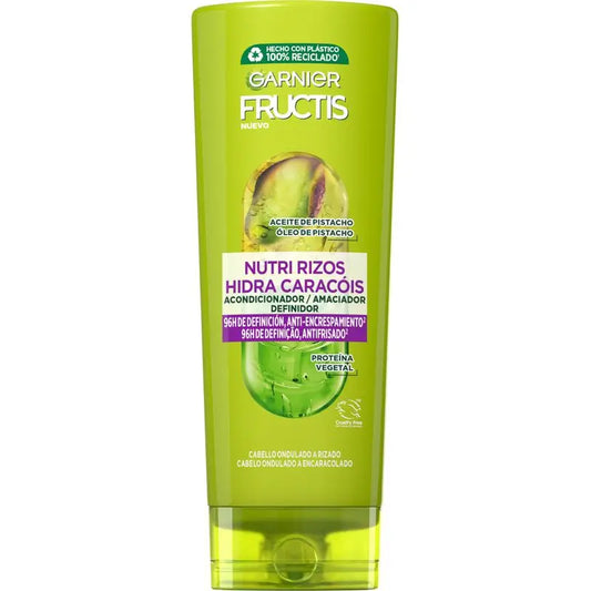 Garnier Fructis Nutri Curls Contouring Conditioner Curly or Wavy Hair 250 Ml